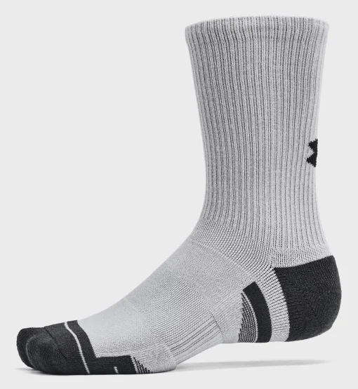 Шкарпетки Under Armour Unisex Perf Tech 6pk Crew чорний, сірий, білий Уні MD