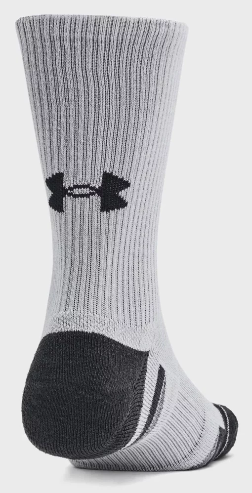 Шкарпетки Under Armour Unisex Perf Tech 6pk Crew чорний, сірий, білий Уні LG