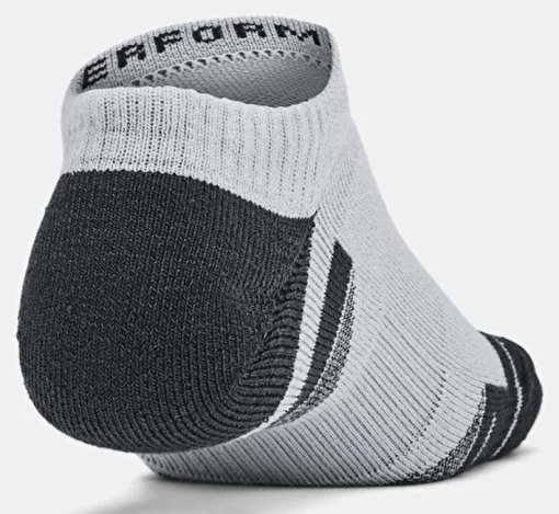Шкарпетки Under Armour Perf Tech 6pk NS білий, чорний, сірий Уні LG