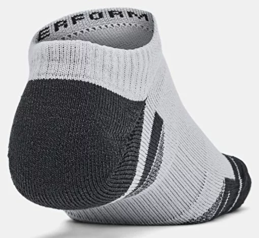 Шкарпетки Under Armour Perf Tech 6pk NS білий, чорний, сірий Уні XL