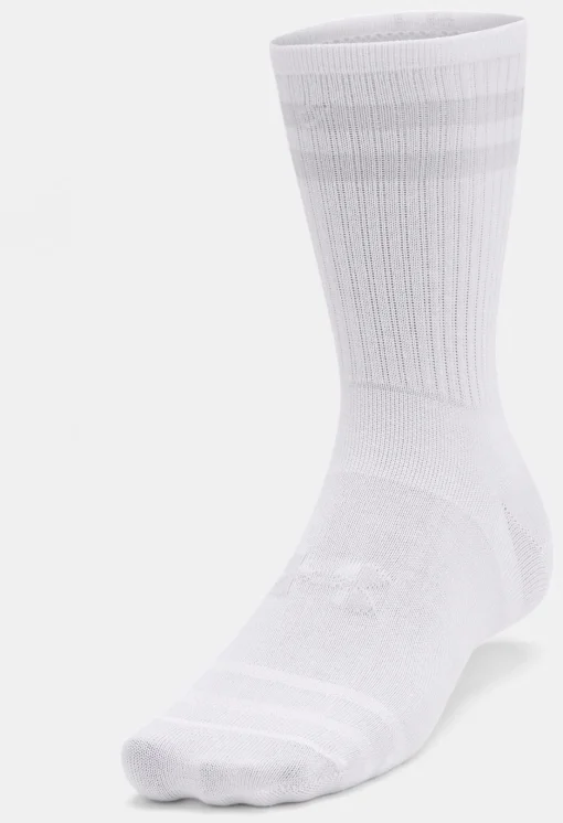 Шкарпетки Under Armour Essential 6pk Crew білий MD (1387058-100)