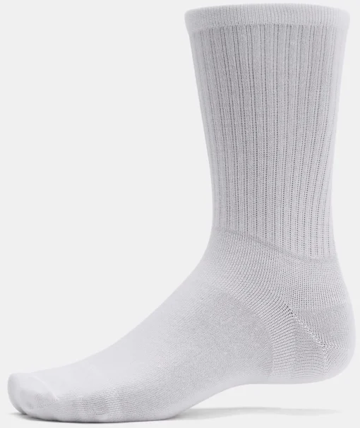 Шкарпетки Under Armour Essential 6pk Crew білий MD (1387058-100)