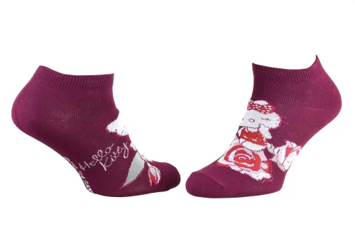 Шкарпетки HELLO KITTY HK + ROSE бордовий Діт 35 - 41