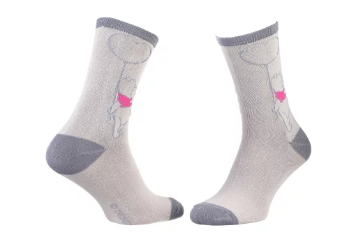 Шкарпетки Disney Winnie & Balloon 1-pack сірий Діт 36-41