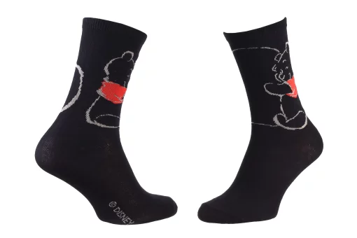 Шкарпетки Disney Winnie Serves A Heart 1-pack чорний Діт 36-41