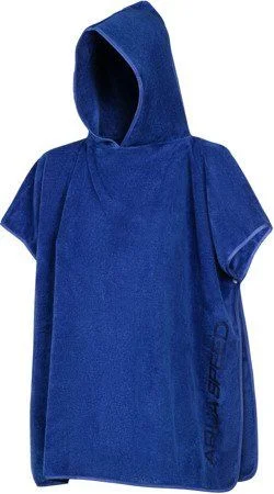 Рушник пончо Aqua Speed KID'S PONCHO 7339 темно-синій Діт 80х140 см