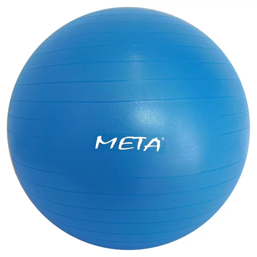 М'яч для фітнесу Meta Fitness ball синій Уні 75 см
