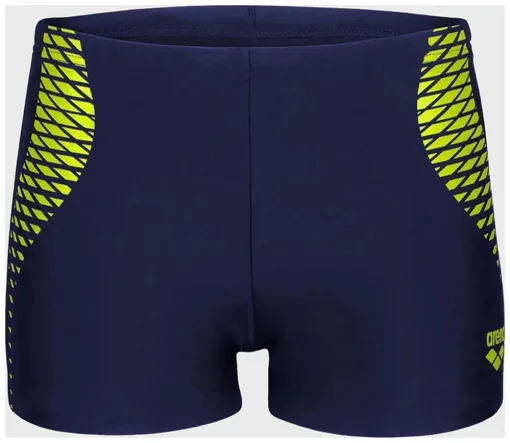 Плавки-шорти для хлопчиків Arena OPENINGS SWIM SHORT синій, жовтий Діт 128 см