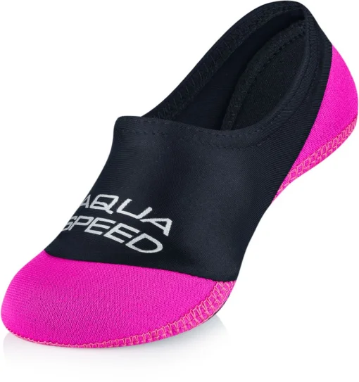 Шкарпетки для басейну Aqua Speed NEO SOCKS 7389 чорний, малиновий Діт 34-35