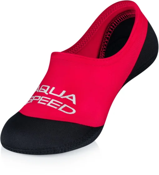Шкарпетки для басейну Aqua Speed NEO SOCKS 7381 червоний, чорний Діт 30-31