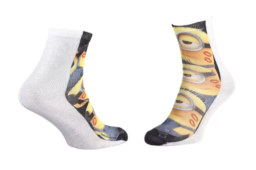 Шкарпетки MinionS Minion + TRACE ROUGE A LEVRE чорний Діт 36-41