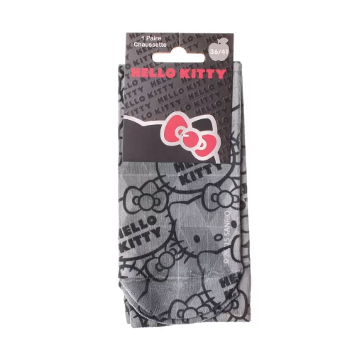 Шкарпетки HELLO KITTY CONTOUR TETE HK сірий Діт 36-41