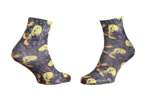 Шкарпетки LOONEY TUNES TWEETY JAMBES CROISEES чорний Діт 36-41