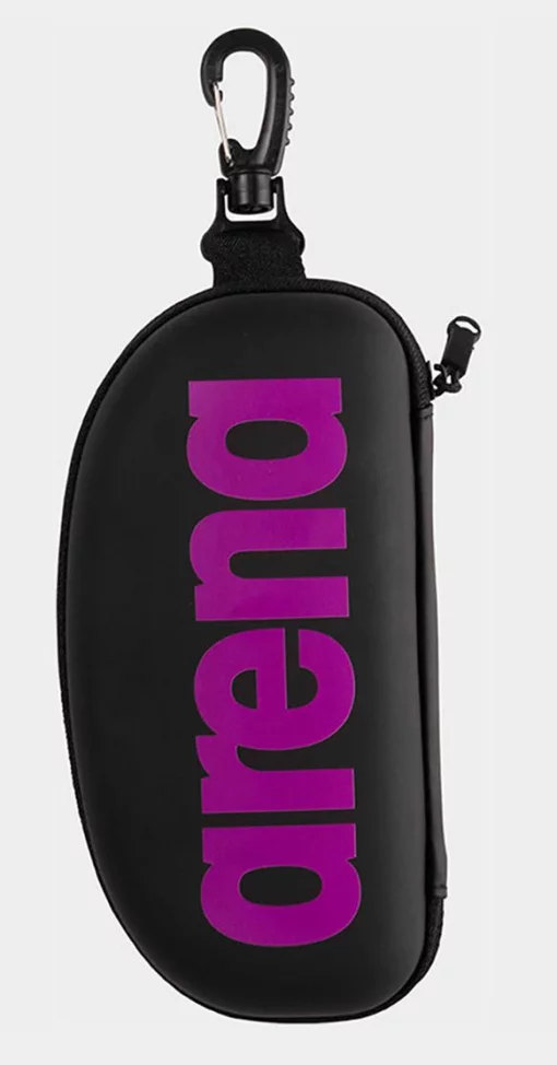 Чохол для окулярів Arena GOGGLE CASE чорний, пурпурний Уні OFSM