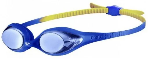 Окуляри для плавання Arena SPIDER JR MIRROR синій, жовтий Діт OFSM