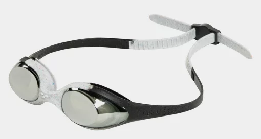 Окуляри для плавання Arena SPIDER JR MIRROR чорний, білий Діт OFSM