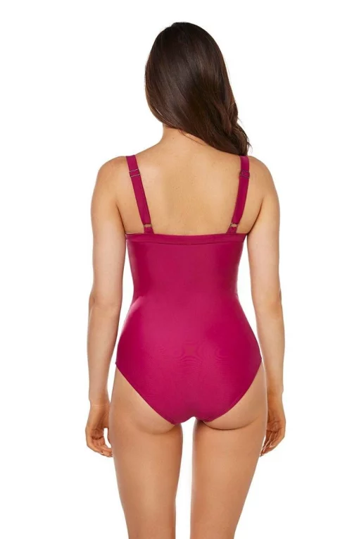 Купальник закритий для жінок Aqua Speed OLIVIA 7362 сангрія Жін 42