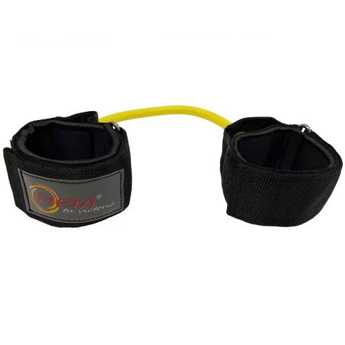 Еспандер латеральний для ніг Meta Lateral Stepper Light чорний, жовтий Уні OFSM