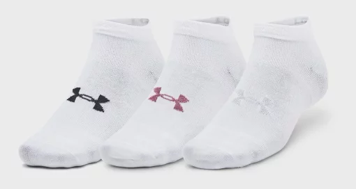 Шкарпетки Under Armour Essential Low Cut 3pk білий Уні MD