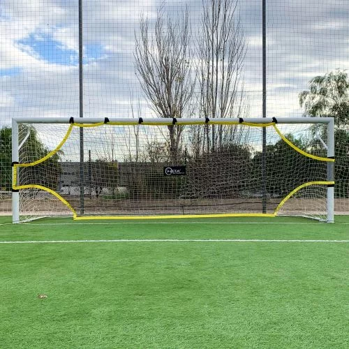 Екран для футбольних воріт Meta Target Shot жовтий, чорний, білий Уні 732х244 см