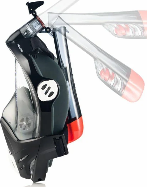 Повнолицьова маска Aqua Speed BRIZO 9927 чорний S/M (227-07)