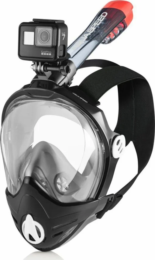 Повнолицьова маска Aqua Speed BRIZO 9927 чорний S/M (227-07)