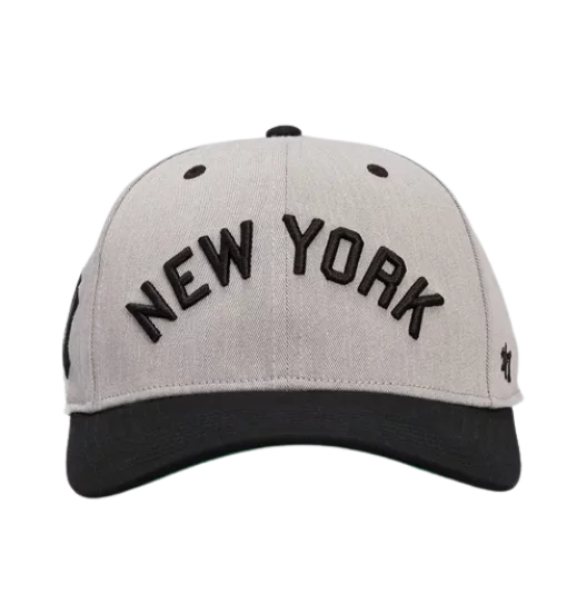 Кепка 47 Brand MIDFIELD NY YANKEES сірий, чорний Уні OSFA