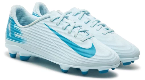 Бутси Nike JR VAPOR 16 CLUB FG/MG білий, блакитний Діт 36 (US 4Y)