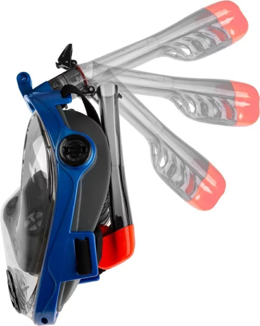 Повнолицьова маска Aqua Speed SPECTRA 2.0 9909 чорний, синій Уні S/M