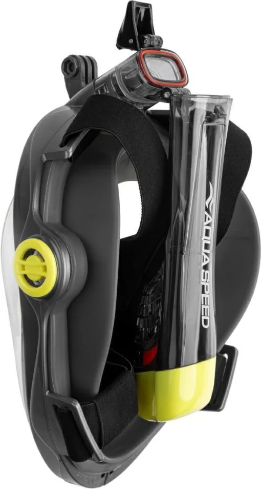 Повнолицьова маска Aqua Speed SPECTRA 2.0 9921 чорний, жовтий Уні L/XL