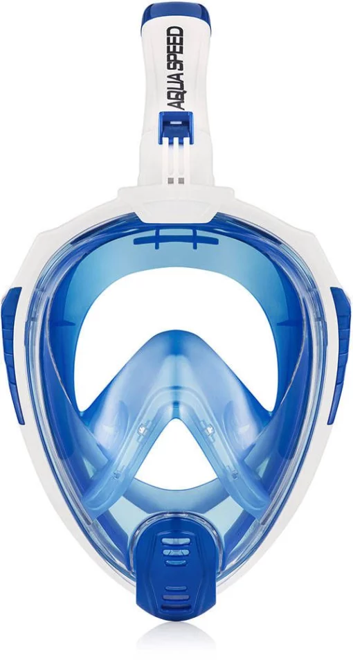 Повнолицьова маска Aqua Speed DRIFT 7086 білий, синій Уні S/M