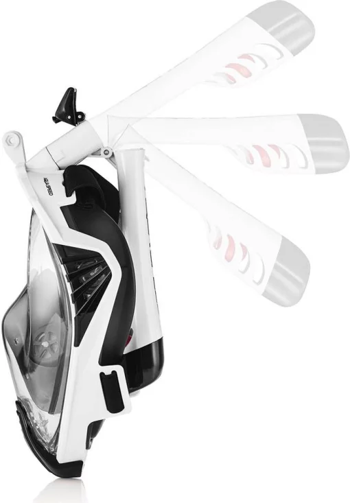 Повнолицьова маска Aqua Speed DRIFT 7087 чорний, білий Уні S/M