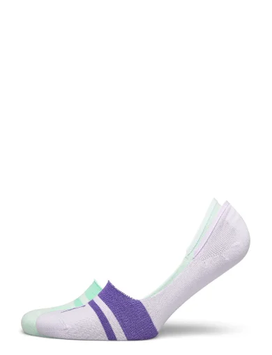 Шкарпетки Puma HERITAGE FOOTIE 2P UNISEX фіолетовий, м'ятний Уні 39-42