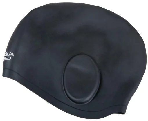 Шапка для плавання Aqua Speed EAR CAP VOLUME 60475 чорний Уні OSFM