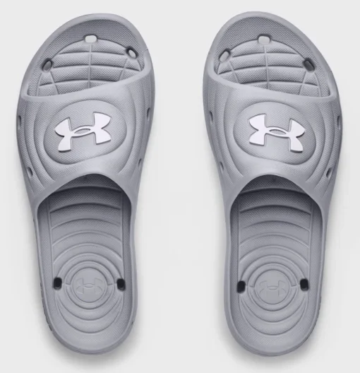 Шльопанці Under Armour Locker IV SL сірий Чол 7 US (25 см)