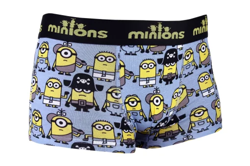 Труси-боксери MinionS NOIR - PIRATE PREHISTOIRE блакитний Чол 6-8