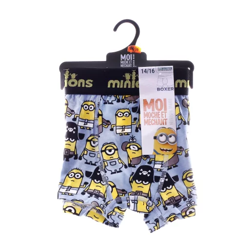 Труси-боксери MinionS NOIR - PIRATE PREHISTOIRE блакитний Чол 6-8