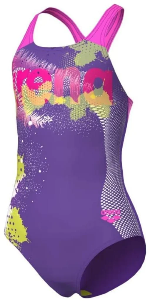 Купальник для дівчат Arena LIGHT TRICKS SWIMSUIT SWIM PRO фіолетовий Діт 152 см