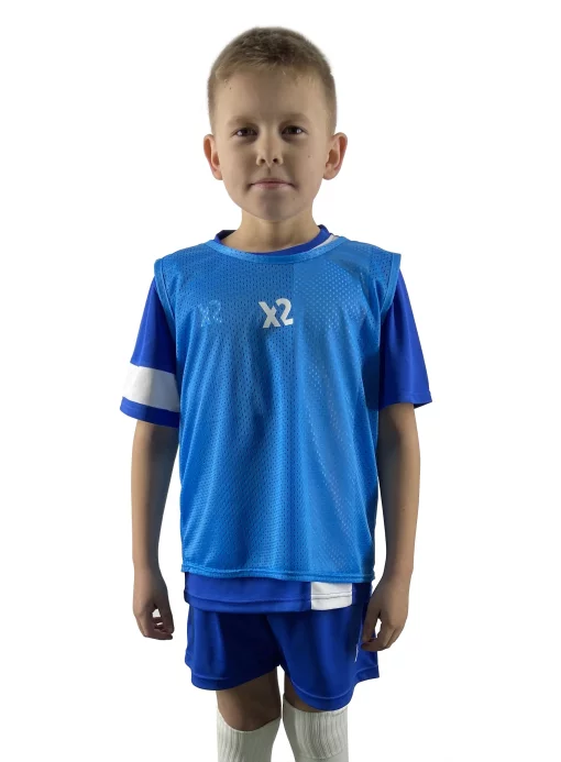 Манишка спортивна X2, синий (mini) X2000B-M (DX2000B-M)