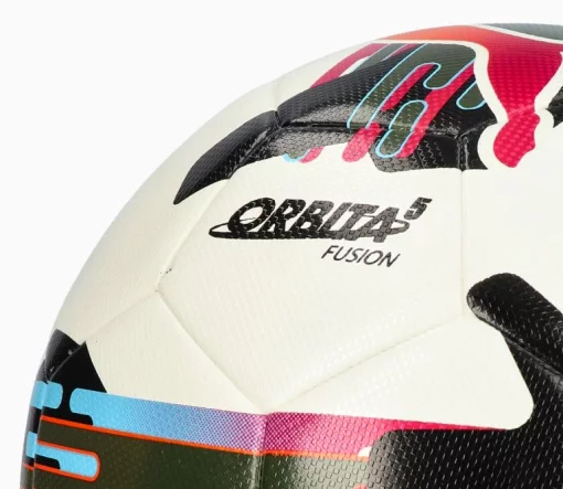 М'яч футбольний Puma Orbita 5 FUSION білий, чорний, болотний Уні 5