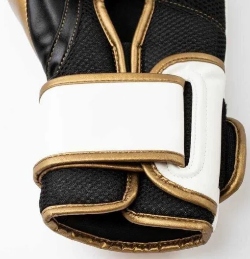 Боксерські рукавиці Everlast POWERLOCK 2R TRAINING GLOVE білий, золотий Уні 14 унцій