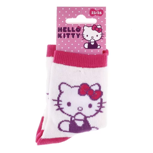 Шкарпетки HELLO KITTY HELLO KITTY POSE DE COTE білий Діт 19-22, арт.32770-1
