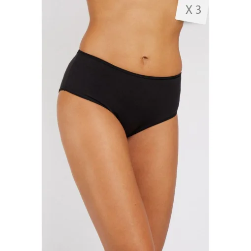 Труси-сліпи Kappa Slip MIDI 3P чорний Жін M