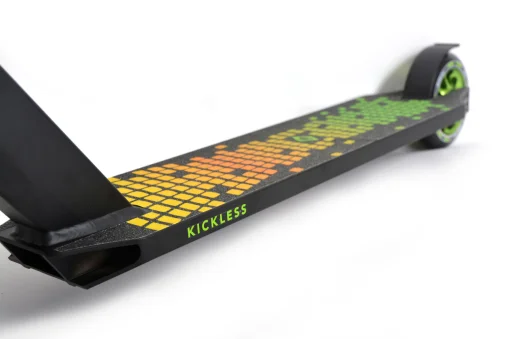 Самокат трюковий Schildkr&ouml;t Kickless Forest чорно-зелений Уні Max:100 кг