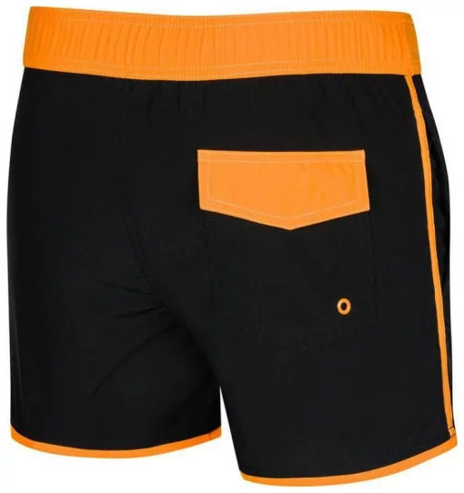 Плавки-шорти для чоловіків Aqua Speed AXEL 7181 чорний, помаранчевий Чол S (82-88 см)