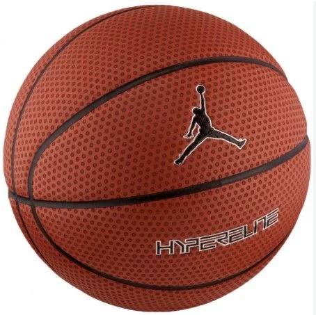 М'яч баскетбольний Nike JORDAN HYPER ELITE 8P DARK AMBER/BLACK/METALLIC SILVER/BLACK size 7
