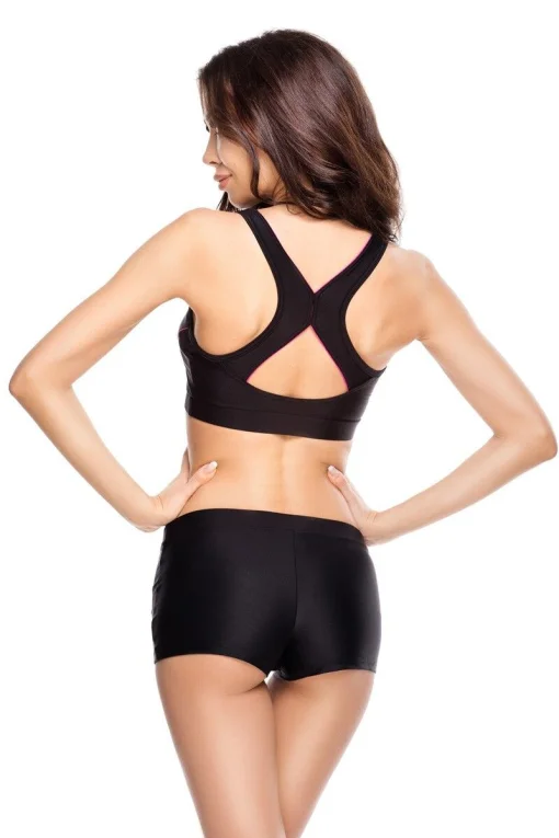 Купальник роздільний для жінок Aqua Speed FIONA 6462 чорний, рожевий Жін 40