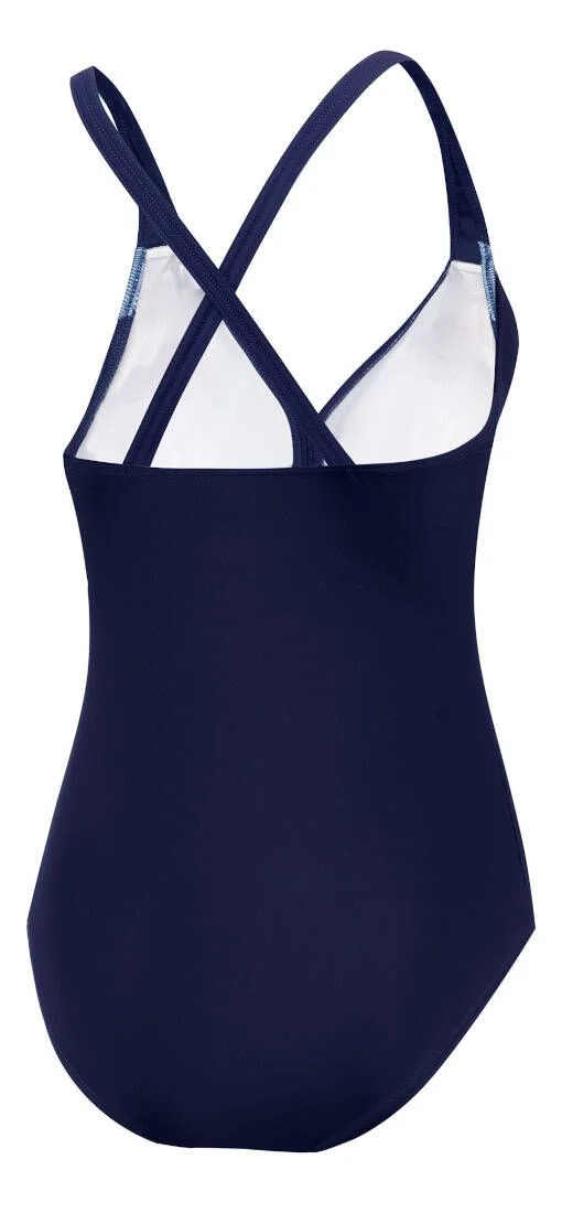 Купальник закритий для жінок Aqua Speed GRETA II 1175 темно-синій, блакитний Жін 46