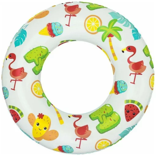 Плавальне кільце Aqua Speed BESTWAY SWIMMING RING 61 см білий Діт age 3-6
