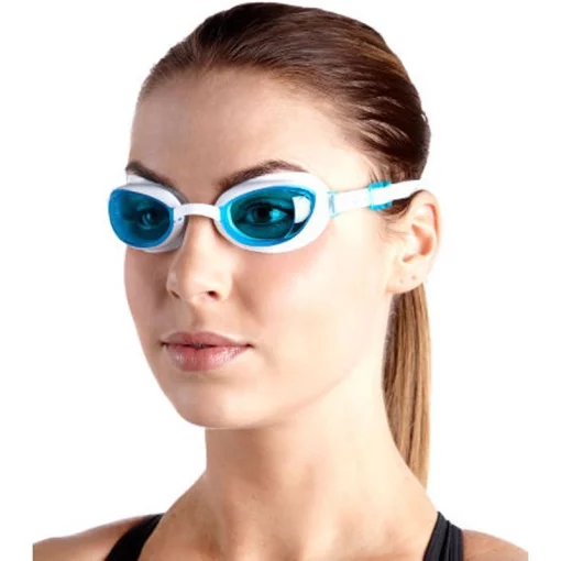 Окуляри для плавання Speedo AQUAPURE GOG AF WHITE/BLUE білий, блакитний Уні OSFM